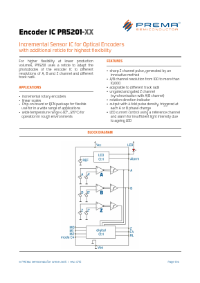 PR5201-TM Datasheet PDF PREMA Semiconductor