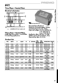 PFT-20W Datasheet PDF PREMO CORPORATION S.L