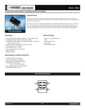 SR2.8-LF-T7 Datasheet PDF Protek Devices