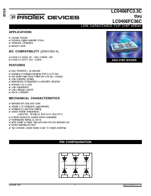 LC0406FC12C Datasheet PDF Protek Devices