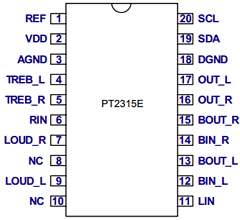 PT2315E-S Datasheet PDF Princeton Technology