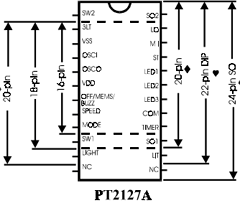 PT2127A-C82S Datasheet PDF Princeton Technology