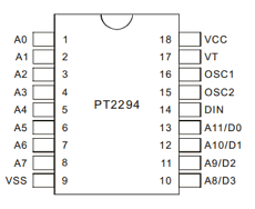 PT2294M4 Datasheet PDF Princeton Technology