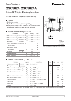 2SC3824A Datasheet PDF Panasonic Corporation