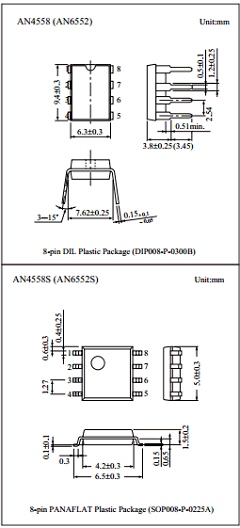 AN4558S Datasheet PDF Panasonic Corporation