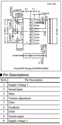 AN5265 Datasheet PDF Panasonic Corporation