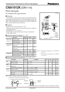 CNA1012K Datasheet PDF Panasonic Corporation
