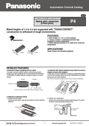 AXK714147GA Datasheet PDF Panasonic Corporation