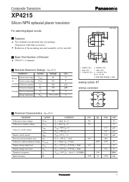 XP4215 Datasheet PDF Panasonic Corporation
