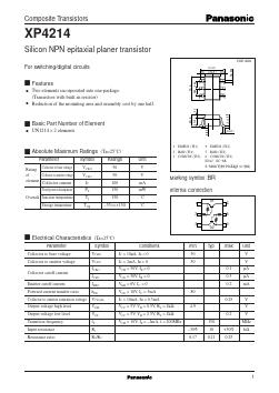 XP4214 Datasheet PDF Panasonic Corporation