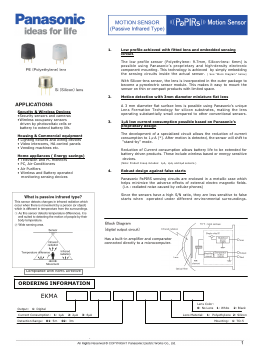 EKMA1201111 Datasheet PDF Panasonic Corporation