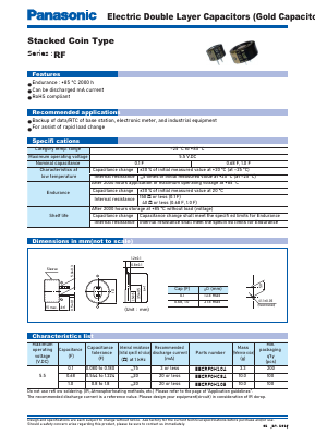 EECRF0H104 Datasheet PDF Panasonic Corporation