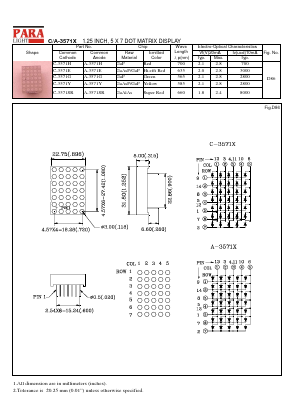 A-3571H Datasheet PDF Para Light Electronics
