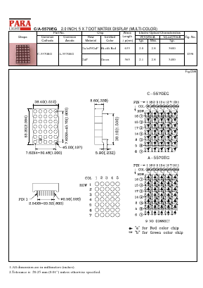 C-5570EG Datasheet PDF Para Light Electronics