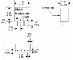 P2AU-2405E Datasheet PDF Peak-Electronics