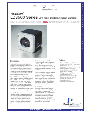 LD3541PGK-011 Datasheet PDF PerkinElmer Inc