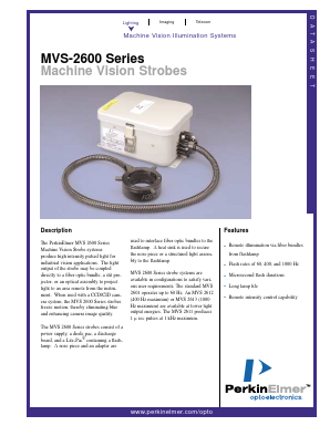 MVS-2602 Datasheet PDF PerkinElmer Inc