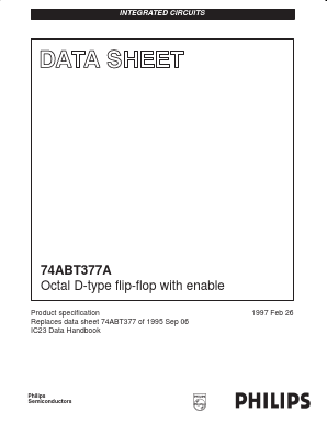 74ABT377D Datasheet PDF Philips Electronics