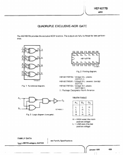 HEF4077B Datasheet PDF Philips Electronics