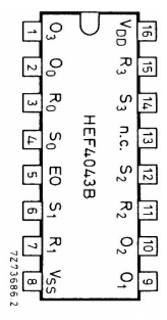 HEF4043B Datasheet PDF Philips Electronics