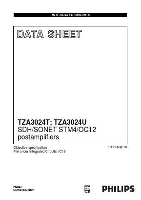 TZA3024U Datasheet PDF Philips Electronics