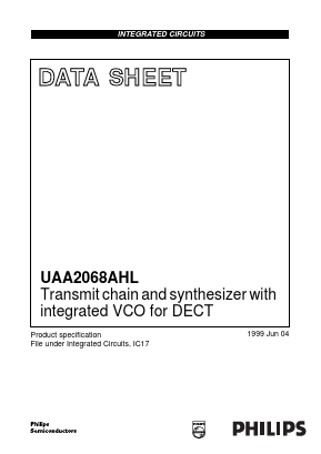 UAA2068AHL Datasheet PDF Philips Electronics