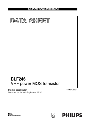 BLF246 Datasheet PDF Philips Electronics