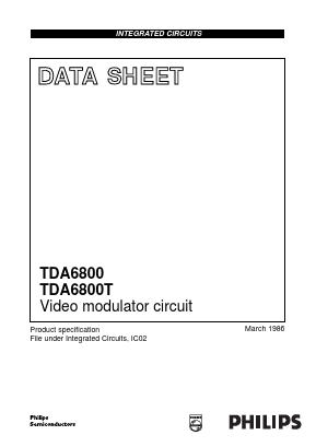 TDA6800T Datasheet PDF Philips Electronics