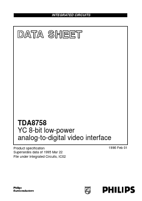TDA8758 Datasheet PDF Philips Electronics