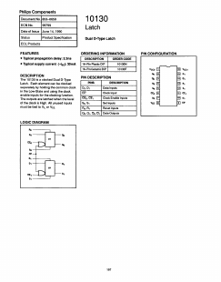 10130N Datasheet PDF Philips Electronics