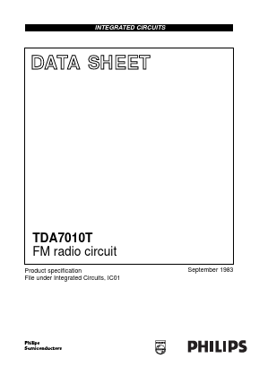 TDA7010T Datasheet PDF Philips Electronics