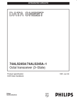 744ALS245A-1D Datasheet PDF Philips Electronics