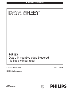 I74F113D Datasheet PDF Philips Electronics
