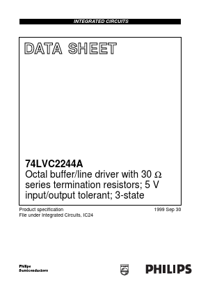 74LVC2244APWDH Datasheet PDF Philips Electronics