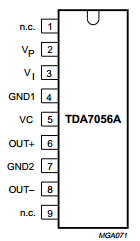 TDA7056A/N2/S12 Datasheet PDF Philips Electronics