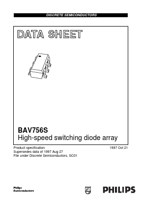 BAV756 Datasheet PDF Philips Electronics