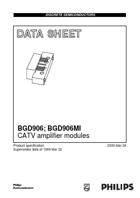 BGD906 Datasheet PDF Philips Electronics