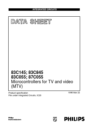 P83C145 Datasheet PDF Philips Electronics