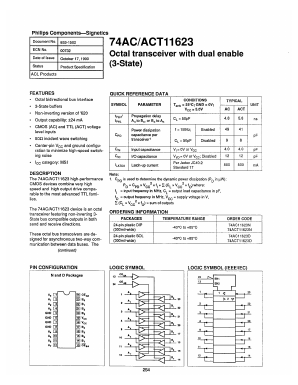 74ACT11139D Datasheet PDF Philips Electronics