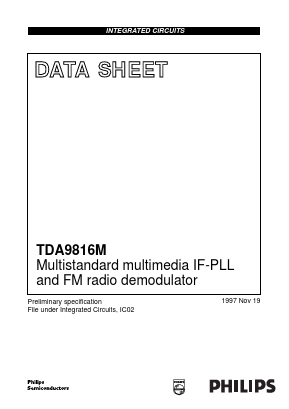 TDA9816M Datasheet PDF Philips Electronics