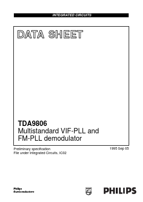TDA9806 Datasheet PDF Philips Electronics