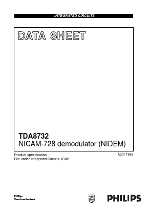 TDA8732 Datasheet PDF Philips Electronics