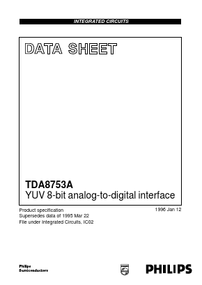 TDA8753 Datasheet PDF Philips Electronics