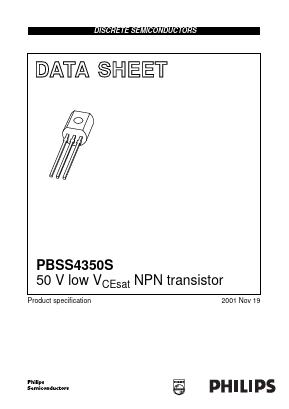 PBSS4350S Datasheet PDF Philips Electronics