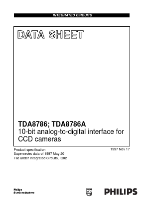 TDA8786AG Datasheet PDF Philips Electronics