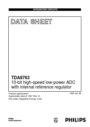 TDA8763M/3 Datasheet PDF Philips Electronics