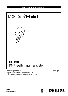 BFX30 Datasheet PDF Philips Electronics