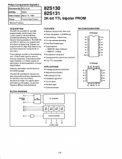 82S130 Datasheet PDF Philips Electronics