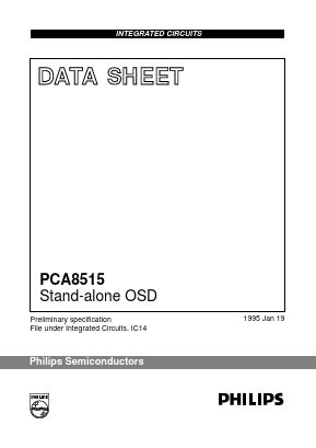 PCA8515 Datasheet PDF Philips Electronics