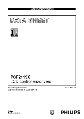 PCF2119DU-2 Datasheet PDF Philips Electronics